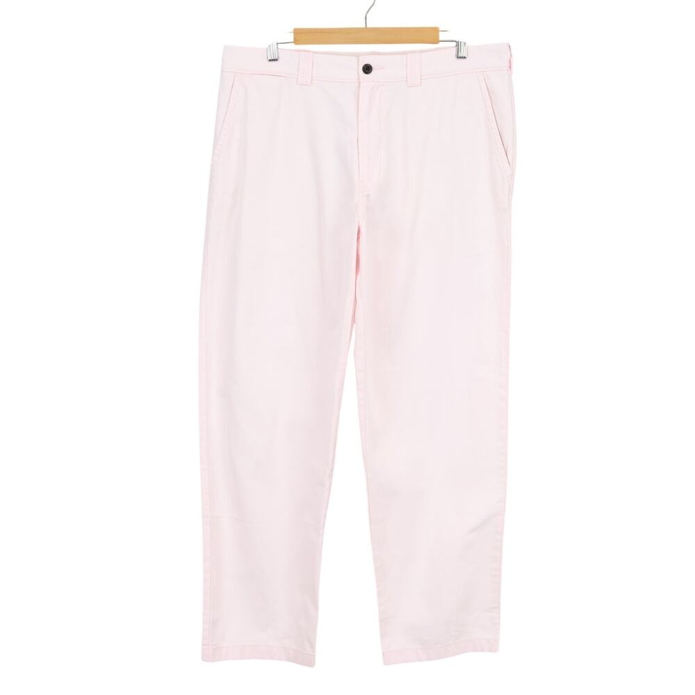J.Crew Men's Classic Cotton Trouser In Canvas Pale Pink Size 36x32 NWT